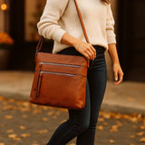 Inverno – Borsa a Tracolla in Pelle Nappa