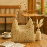 VICKY – Borsa Tote Costiera in Paglia