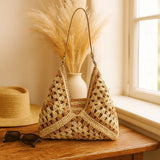 VICKY – Borsa Tote Costiera in Paglia